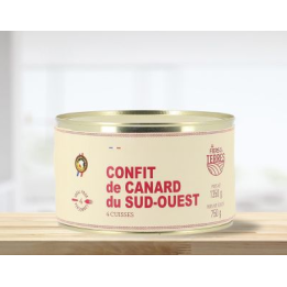 Confit de Canard du Sud-Ouest 4 cuisses - 1350g