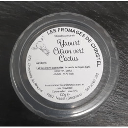 Yaourt citron vert cactus (130gr)