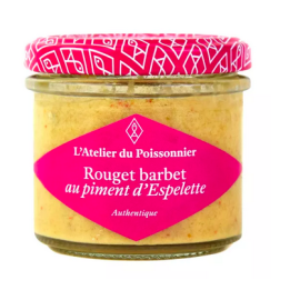 Rillettes de rouget barbet au piment d'espelette - 90g