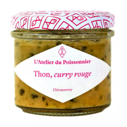 Tartinable de thon Albacore Curry rouge - 90g