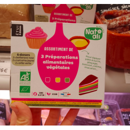 Colorants alimentaires - assortiment - Natali